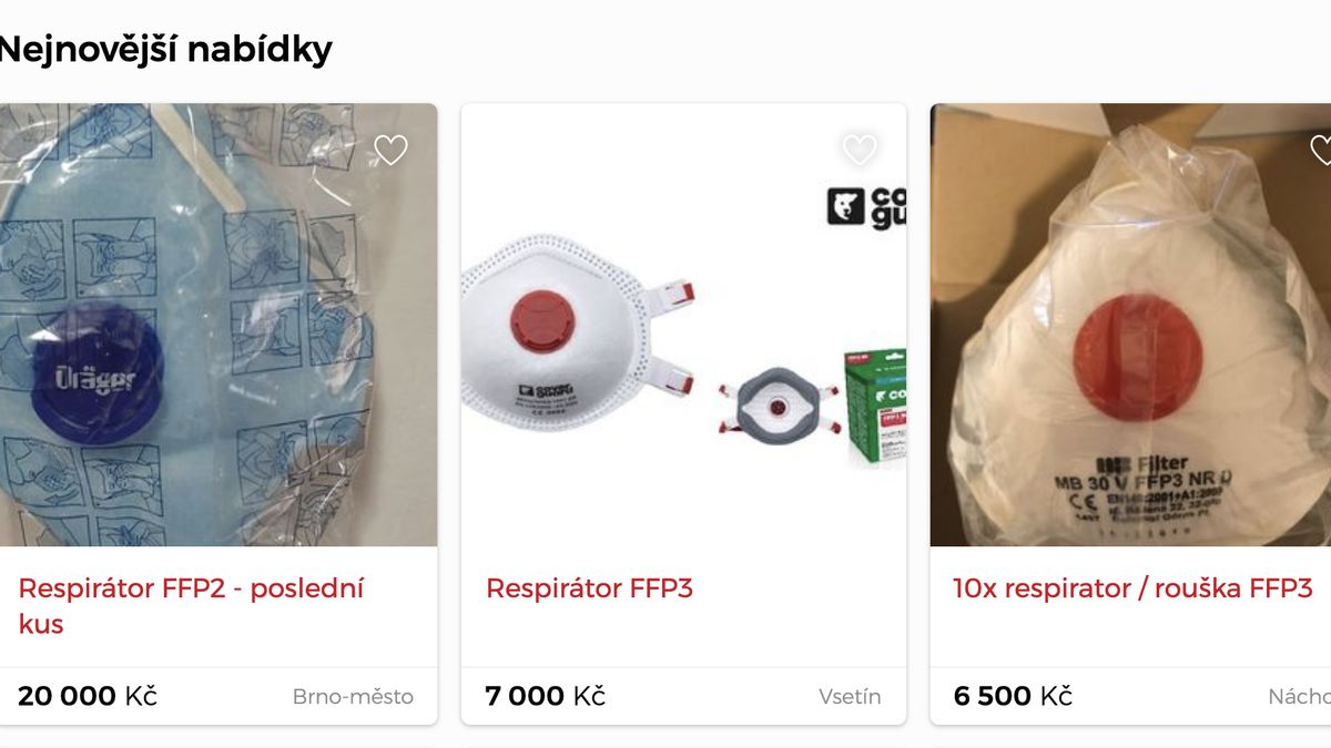 Heureka zablokovala 50 e-shopů s předraženými respirátory
